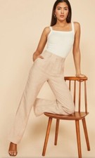 NWT Reformation Cello Pants Oatmeal Size 10