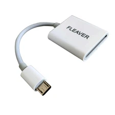 FLEAVER Micro USB to SD Card Camera Reader for Android Phone Tablet Smartphone