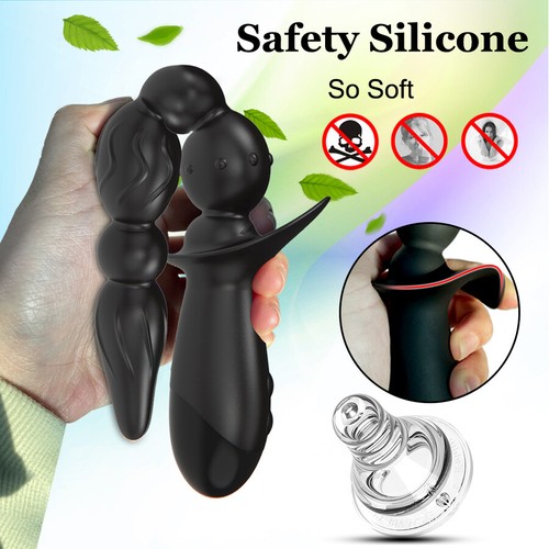 Vibrating Anal Plug Dildo Male Prostate Massager Vibrator Sex Toys For Men Women - Picture 13 of 16