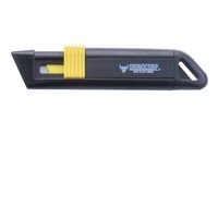 Grindcorp Sicherheits-Cutter Aus Kunststoff, Schwarz, Mit Trapezklinge