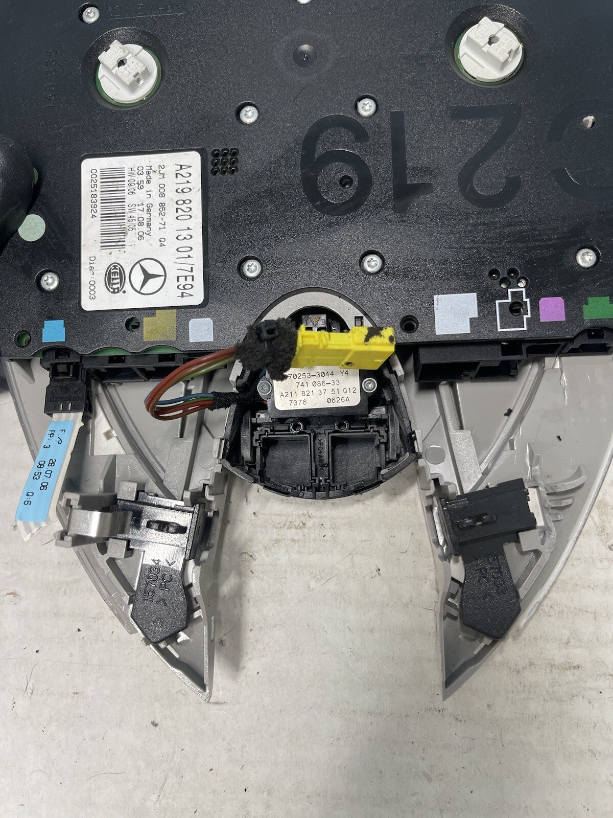 06-11 Mercedes W219 CLS550 Front Interior Dome Map Light Lamp Switch ...