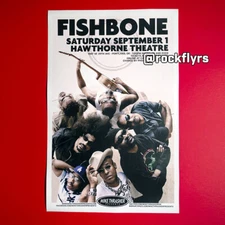 FISHBONE 2012 Concert Promo 11x17 Street  Poster. Portland Oregon