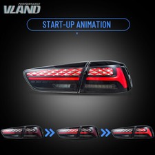 Vland Led Tail Lights Wstartup Animation For 2008-2017 Mitsubishi Lancer Evo X