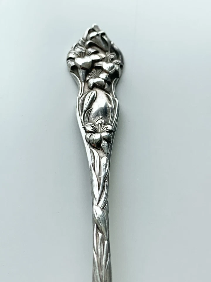 Antique Sterling Watson 1902 Lily Jelly Spoon 5 1/2 inch - Image 2 of 4