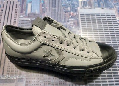 Converse Star Player 76 Luxe Ox Low Top Leather Grey Mens Size 13