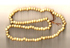 Glass Crow Beads 9x6 mm w/ 2mm hole size Strand of 100 New Opaque Tan