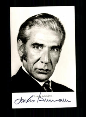 Lukas Ammann Rüdel autograph card original signed # BC 142006