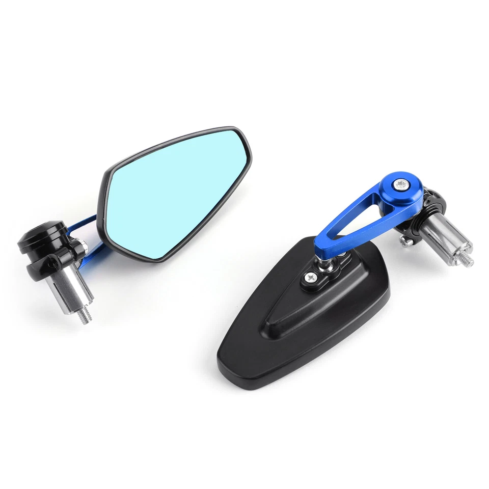 Handle Bar End Mirrors Motorcycle Rear View Wing Mirror For 250 390 690 PAIR Foto 3 de 4