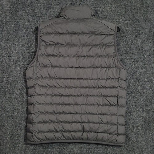 Uniqlo Ultra Light 90% Down Vest Mens Small Packable Puffer Gray Full Zip - Picture 2 of 9