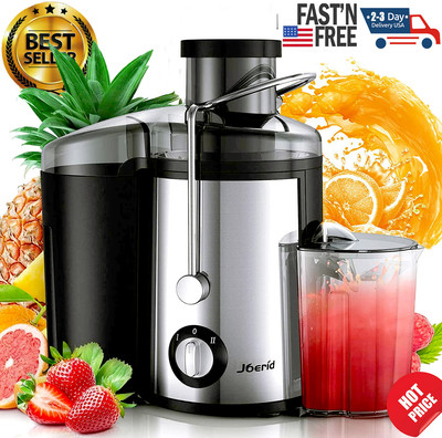 Extractor De Jugos Para Frutas Y Vegetales Acero Inoxidable Exprimidor NEW  | eBay