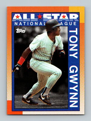 1990 Topps Baseball Card #403 Tony Gwynn All Star NL Leaders