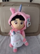 Universal Studios Minions Despicable Me Agnes With Unicorn Plush New With Tag