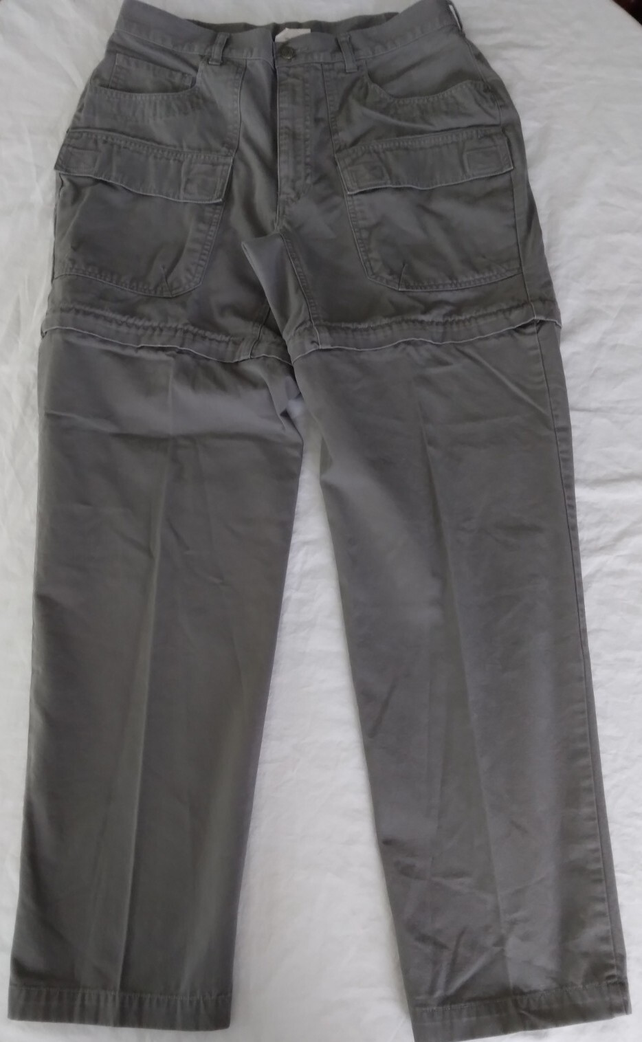 REI Outdoor Convertible Cargo Hiking Pants Gray Men's… Gem