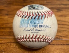 Cam Smith Astros Game Used Baseball 3/25/2025 vs Space Cowboys Hit Foul ROOKIE