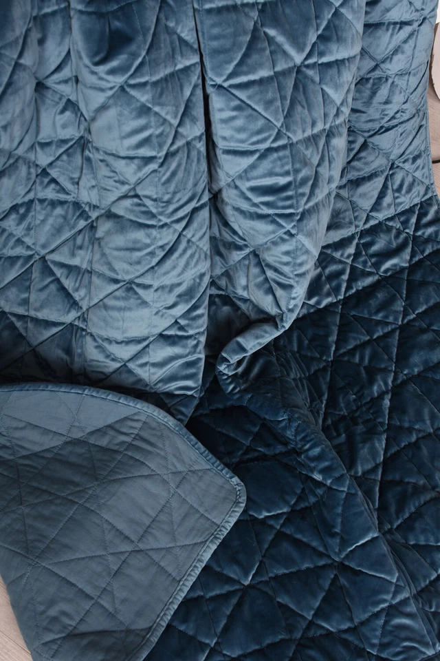 Tagesdecke Bettüberwurf Decke Steppdecke Quilt Bettdecke Samt 140x200cm Überwurf - Bild 4 von 4