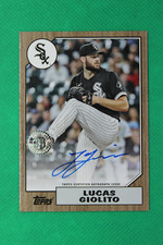 2022 Topps Update 1987 Topps Baseball Gold /50 Lucas Giolito #87BA-LGI Auto