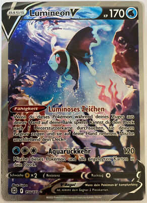 Pokemon Lumineon V Alternative Art | Deutsch 156/172 Strahlende Sterne | NM
