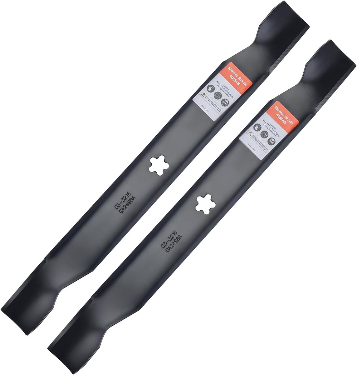 Riding Lawn Husqvarna Yth18542 Mulching Blades 2PK Oregon Mulching