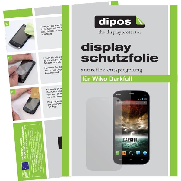 Schutzfolie FüR Wiko Darkfull Matt Display Folie Dipos Displayfolie-image