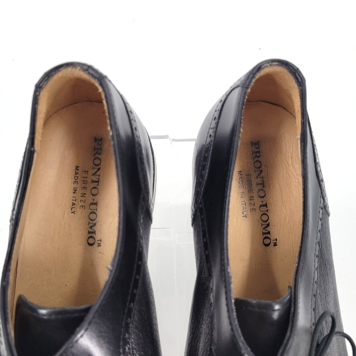 Pronto Uomo Shoes Mens 9 M Firenz Oxford Dress Lace Up Black  display picture 2