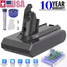 9500mAh 6.0Ah V6 Battery For Dyson V6 Battery DC58 DC59 DC62 SV03 SV08 / Filter