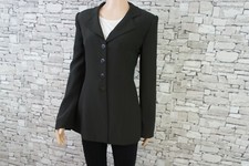 ARMANI DAMEN SEIDE MIX FEST BUSINESS GEHROCK BLAZER JACKE SCHLICHT BRAUN 38