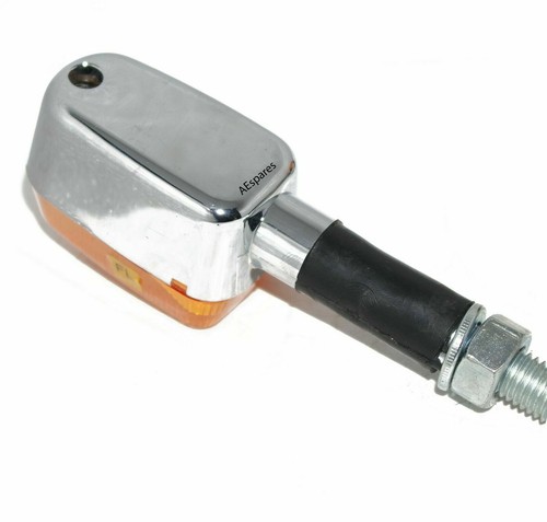 Fits Royal Enfield Bullet GT Continental 535 Front Indicator Trafficator Set - Picture 5 of 13