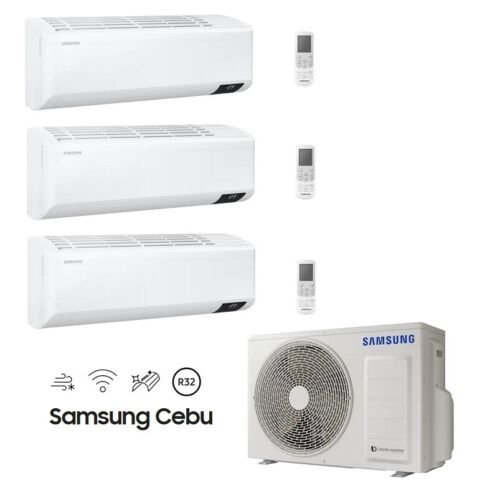 Samsung Cebu 1 x 2,0 + 2 x 5,0 kW MultiSplit exterior 10,0 kW aire acondicionado bomba de calor - Imagen 1 de 8