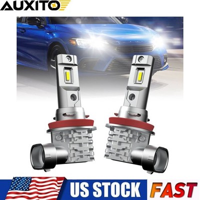 AUXITO H11 LED Headlight Kit Low Beam Bulbs Lamps Super Bright 6500K White H8 H9