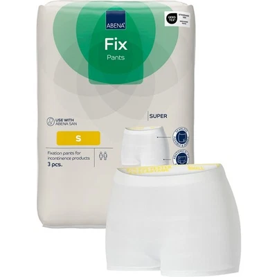 3 Pairs Fixation Pants Abena Abri-Fix Pants Super For Fixing Incontinence Pads