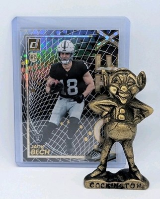 2025 Panini Donruss Jack Bech Vortex RC Las Vegas Raiders | eBay