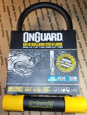OnGuard 8010 Bulldog Standard Bike U-Lock (4.53" x 9.06") NEW & SEALED