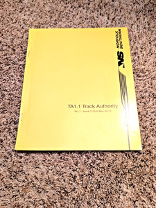 Norfolk Southern TA1.1 Track Authority Book #713549 NSC Revised 07/14