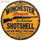Vintage Winchester Ranger Shotgun Shell Tin Metal Signs Home Décor 8x8