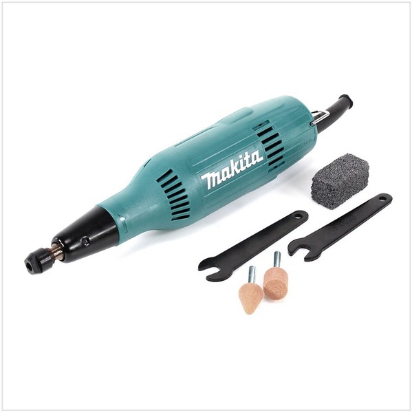 Makita GD0603 Geradschleifer 6 Mm 240 Watt Mit ZubehöR 2 Schleifstifte-image