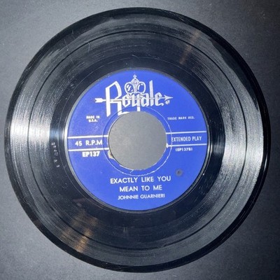 Johnnie Guarnieri-Nobody's Sweetheart/Jealous/Exactly Like You/Mean To Me 45rpm