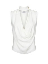 ELISABETTA FRANCHI Top in georgette di viscosa CA13461E2 P/E26