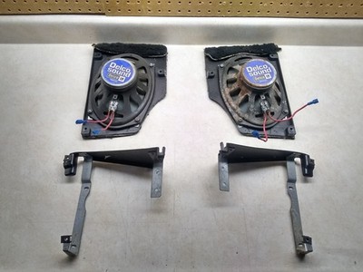 VTG Used OEM GM Delco Sound Speakers, Mounting Plates & Brkts, 1978-82 Corvette