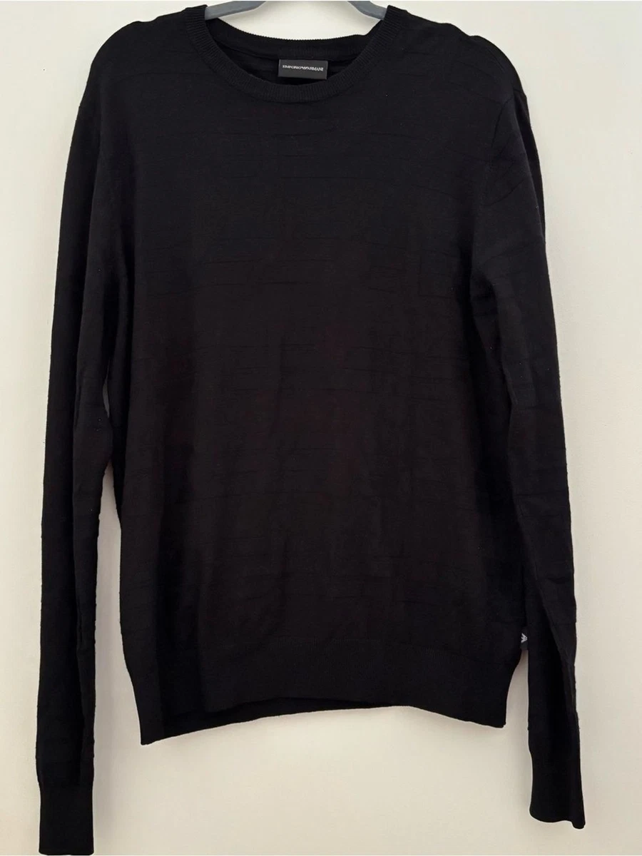 Emporio Armani Black Sweaters for Men for sale | eBay
