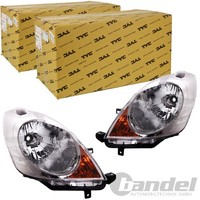 2X Tyc H4 Hauptscheinwerfer Rechts+Links FüR Nissan Note E11 06-08 Mit Lwr