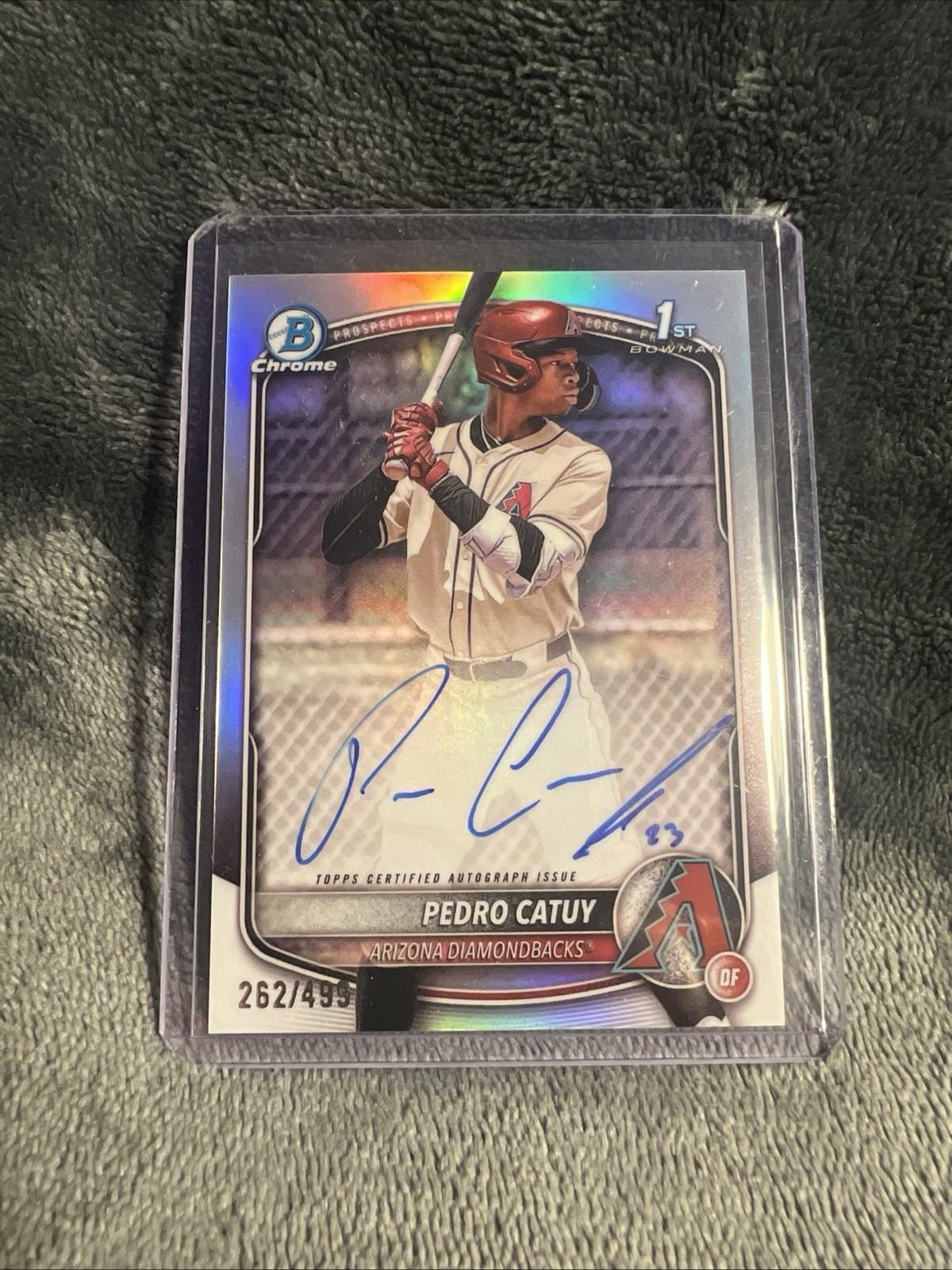 2025 Bowman Chrome #CPA-PC Pedro Catuy 1st Refractor Auto 262/499 BJLX