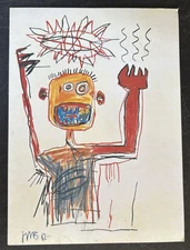 OS Jean-Michel Basquiat Works on Paper 2007 Van de Weghe gallery invitation