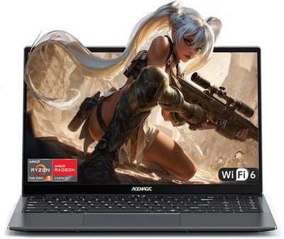 ACEMAGIC LX15 Pro 15.6 Laptop,AMD Ryzen 5 7430U Gaming Laptop,16GB RAM 512GB SSD