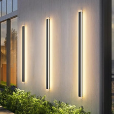 Modern LED Wall Light Sconce Waterproof Outdoor Exterior Lights Long Strip UK