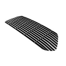 Fits 2016-2017 Toyota Tacoma Upper Black Wide With Rivet Studs Billet Grille