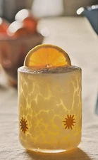 NIB Anthropologie Icon Juice Glass–Confetti Edition Sun–17.25 oz – Handblown