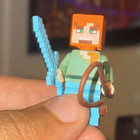 LEGO Minecraft Alex Minifigure Figure w/ Sword Plastic Age 7+ — photo 1