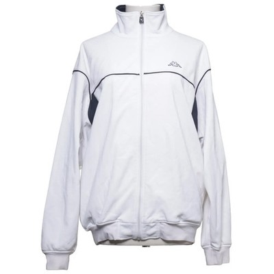 Kappa, Trainingsjacke, Damen, Größe: M, Weiß/Blau, Polyamid/Polyester #46x