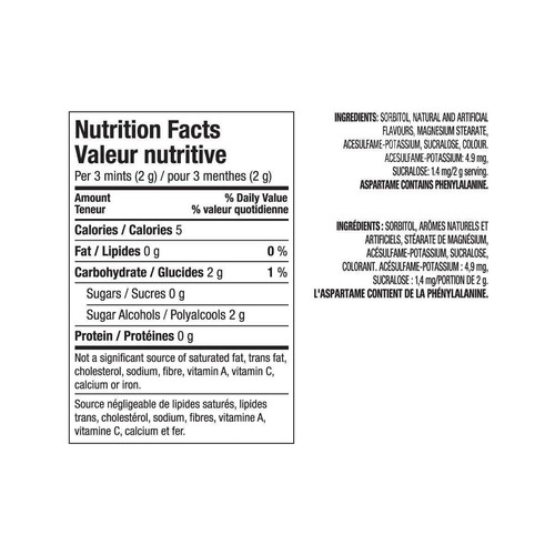 Excel Mints Peppermint, 34gm Tin, 8 Count - Picture 2 of 4
