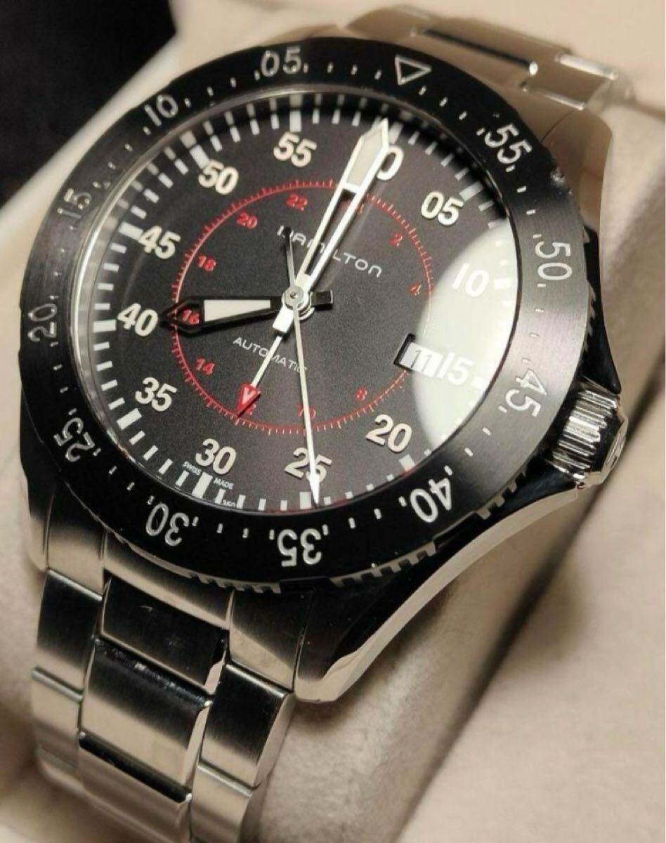 HAMILTON KHAKI AVIATION PILOT GMT AUTO